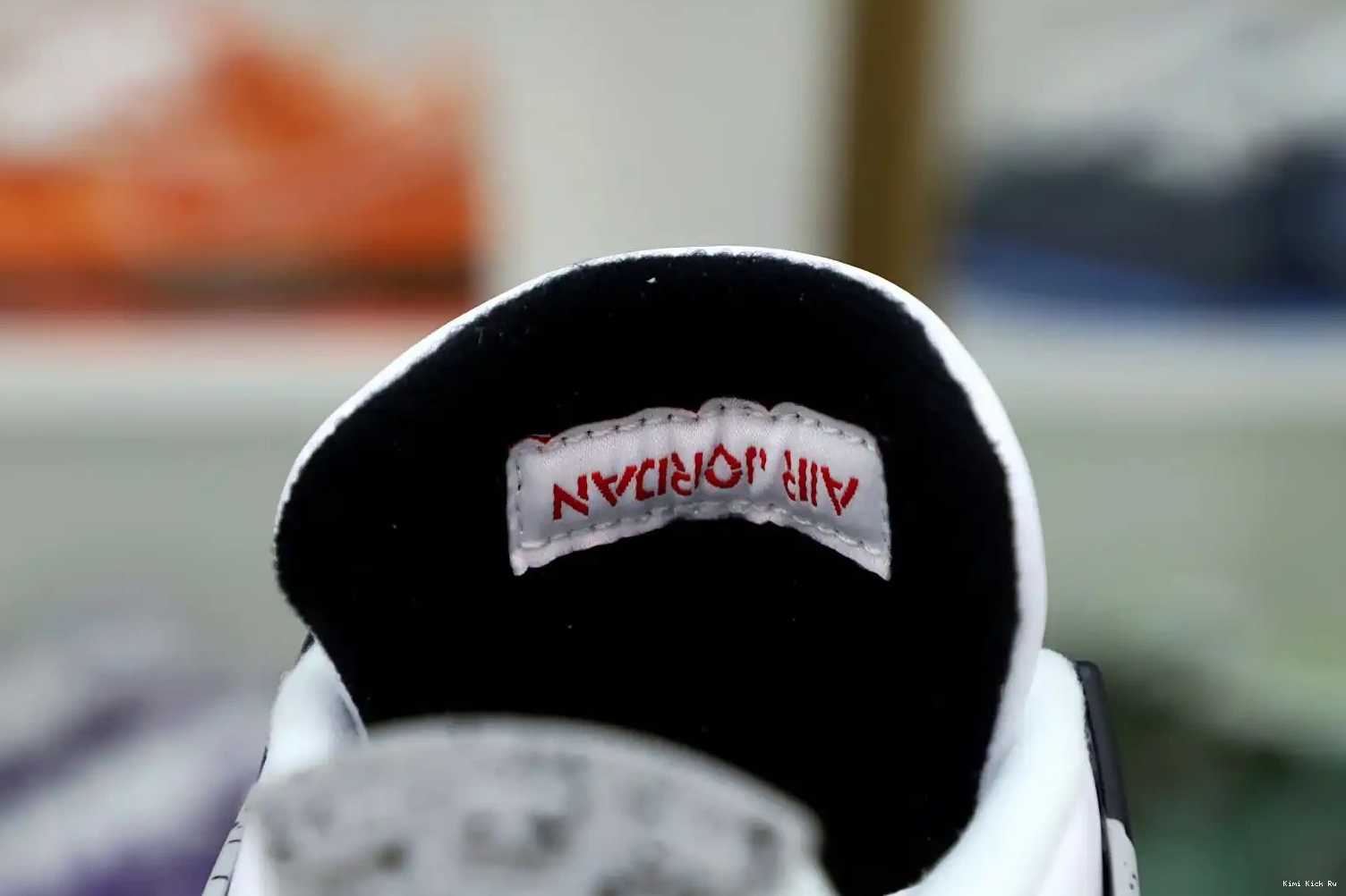 Kimikick 4 White Retro Air Cement Jordan 0728